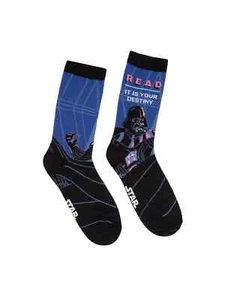 Calcetín Darth Vader Star Wars LEER Unisex Equipo Grande Sin Estampar Novedad Moda - Imagen 1 de 2