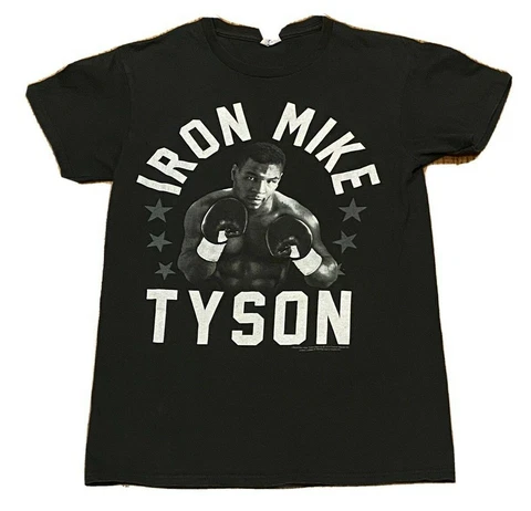Official Iron Mike Tyson Heavyweight Champion of the World HOF Boxer Shirt Small Cover