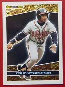 1993 Topps Black Gold Terry Pendleton #15 (Braves) - Picture 1 of 1