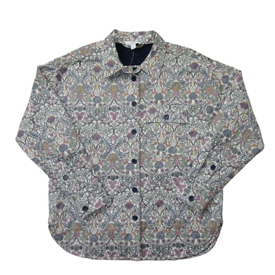 NUEVO CON ETIQUETAS J. Camisa-Chaqueta Acolchada Crew Relaxed Fit en Estampado Liberty® Morris Floral 2 Foto 1 de 4