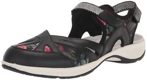 Easy Spirit Women's Esplash Mary Jane Flat, Black 001, 10 Wide - Picture 1 of 7