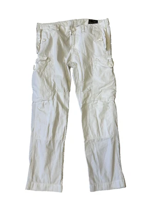 Polo Ralph Lauren Men's Cargo Pant's Military White RL-067  Size 34 Mil- j-4883A - Image 1 of 4