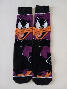 Calze Daffy Duck Looney Tunes Uomo Taglia 6-10 "fit tight" Multicolore Nuove - Foto 1 di 2