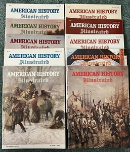 American History Illustrated Lot of 10 January - December 1978 Pocahontas Tubman - Imagen 1 de 11