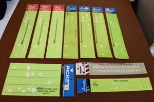 Lot of 10 vintage Pickett drafting lettering guides, templates, new & unused - Picture 1 of 4