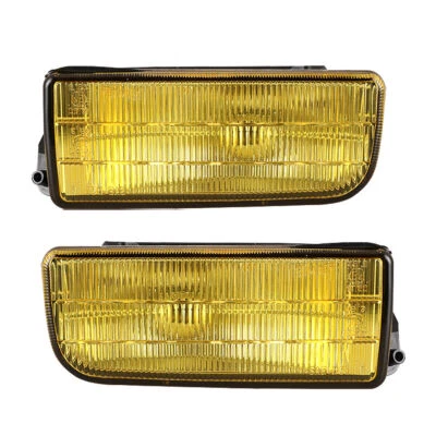 Lente de vidrio amarillo para BMW E36/M3 92-99 serie 3 con par de luces antiniebla de reemplazo H1 55W Foto 1 de 4