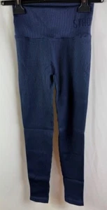 Stronger Women's Embrace Seamless Rib Tights, Blue, Small, New - Picture 1 of 3