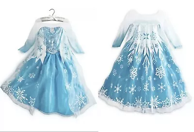 Disney Store Frozen Queen Elsa princess Deluxe costume LIMITED 1st Edition Sz 10 - Image 1 of 4