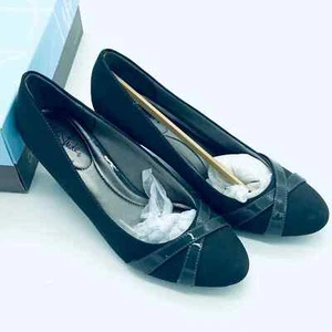 Zapatos de tacón redondo Life Stride confort sistema suave paz talla 8 M gris - Imagen 1 de 11
