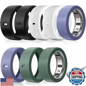 Confezione 8 Ring Protector Compatibile con Oura Ring Gen 4/Oura Ring Gen 3, Silico - Foto 1 di 5