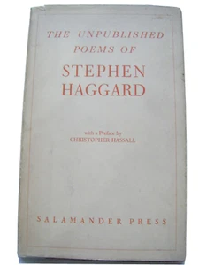 Stephen Haggard Die unveröffentlichten Gedichte 1. Auflage Hardcover Buch D/J selten 1945 - Bild 1 von 4