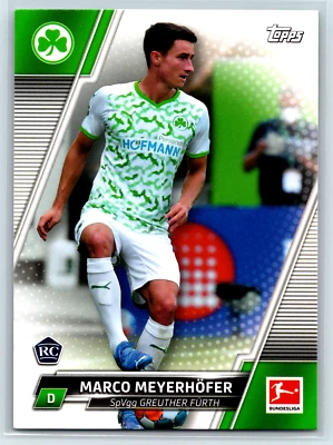 Marco Meyerhofer 2022 Topps Bundesliga  RC #85 Greuther Furth - Image 1 of 2