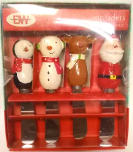 Juego de 4 esparcidores Boston Warehouse vacaciones de Navidad - Imagen 1 de 4