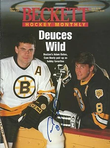 **GFA Beckett Boston Bruins *CAM NEELY* Signed Magazine AD1 COA** - Picture 1 of 1