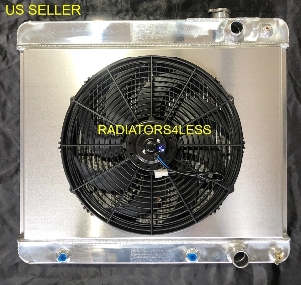 ЧЕМПИОН 3 РЯДА РАДИАТОР САВАН 16 «ВЕНТИЛЯТОР 63 64 65 66 CHEVY TRUCK C10 LS SWAP - Изображение 1 из 4