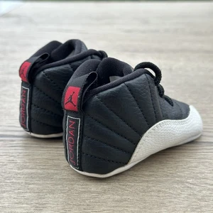 Vintage 2011 Baby Retro Nike Air Jordan 12 Playoffs Infant Toddler 2C 17 - Picture 1 of 12