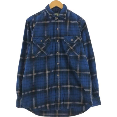 Usado FIELD STREAM Camisa Manga Larga Franela Cuadros Hombre Talla L Foto 1 de 4