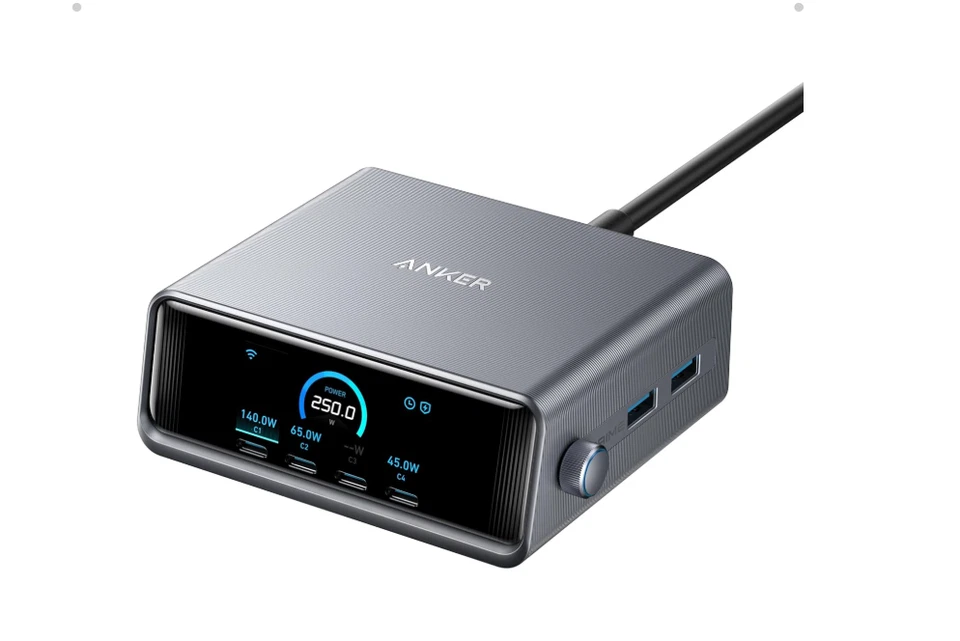 Anker Prime 250W - USBC Charger - 6 Port GaN Charging Station - Ultra Fast - Image 1 of 4