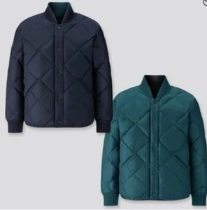 Uniqlo U Warm Padded Reversible Blouson Navy XL - Picture 1 of 7