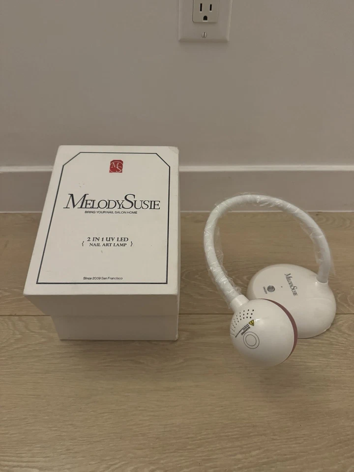 Lámpara LED para arte en uñas Melody Susie 2 en 1 Pro09M inalámbrica cuello de cisne lámpara UV Foto 1 de 4