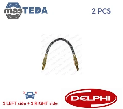LH5184 BRAKE HOSE LINE PIPE FRONT DELPHI 2PCS NEW OE REPLACEMENT - Image 1 of 4