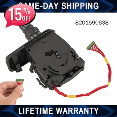 INDICATOR STALK HEADLIGHT SWITCH HEADLAMP FOR RENAULT CLIO MK3 KANGOO MODUS NEW - Image 1 of 4