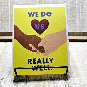 Hallmark Greeting Card Goodmail 4x6 Anniversary Love Yellow Us Love You - Picture 1 of 8