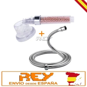 Manguera Ducha Flexible + Cabezal Ducha Filtro Minerales Entrega 48/72h h116+h90 - Imagen 1 de 6