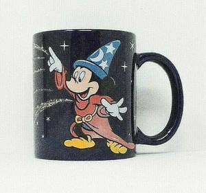 Vintage Walt Disney World WIZARD MICKEY MOUSE Fantasia Coffee Mug Tea Cup VGC - Picture 1 of 3