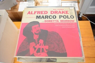 ALFRED DRAKE "MARCO POLO" LP 12" VINYL RECORD VG+ COLUMBIA 6 EYE - Image 1 of 4