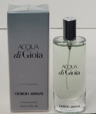 ACQUA DI GIOIA Eau de Parfum 0.5 fl oz / 15 ml por Giorgio Armani AEROSOL DE VIAJE Foto 1 de 3