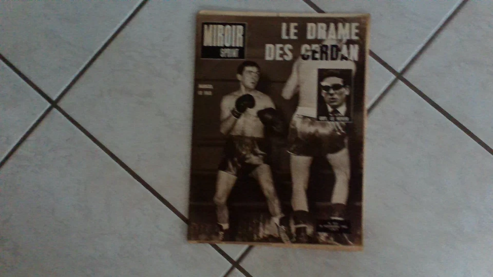 Miroir Sprint 911- novembre 1963-special MARCEL CERDAN-le drame des cerdan-BOXE - Photo 1/1