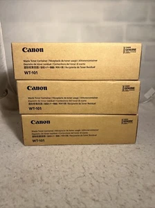 Lot of 3 NEW & Genuine Canon WT-101 Waste Toner Container FM3-9276-030 - Picture 1 of 7