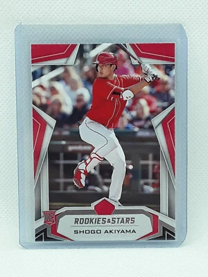 Shogo Akiyama 2020 Chronicles Rookies & Stars Baseball - RC #1 - Cincinnati Reds - Image 1 of 2