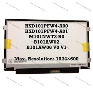 HSD101PFW4 A00 A01 M101NWT2 R0 B101AW02 B101AW06 V0 V1 1024X600 40 Pin LCD - Bild 1 von 1