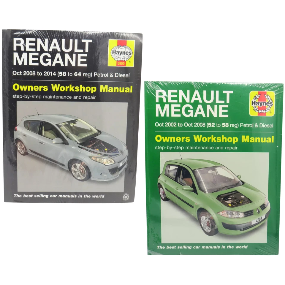 Haynes Manual Renault Megane 2002-2008 Petrol & Diesel 52 to 58 Reg Paperback -H - Image 1 of 1