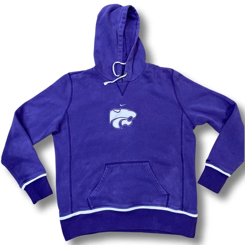 Kansas State Wildcats Women’s Nike Hoodie Center Swoosh Size XL Cover