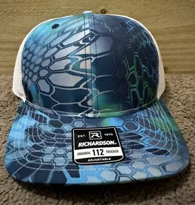 Richardson Trucker, Pontus/sombrero de malla blanca, gorra a presión, 112P - Imagen 1 de 7
