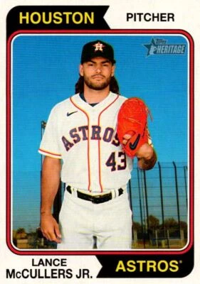 2023 Topps Heritage Lance McCullers Jr. Houston Astros #235 - Image 1 of 2