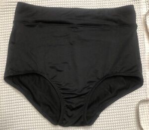 Warners Black Moisture Wicking Black Tummy Smoothing High Waisted Panties S/5