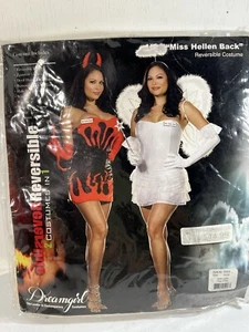 Dreamgirl Miss Hellen Back Woman Costume Devil Angel, Plus Size 1x 2x - Picture 1 of 4