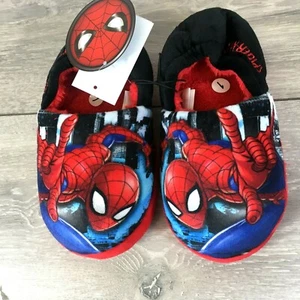 Offizielle MARVEL SPIDERMAN Säugling Kinder volle Hausschuhe Slipper Vlies weich - Bild 1 von 7