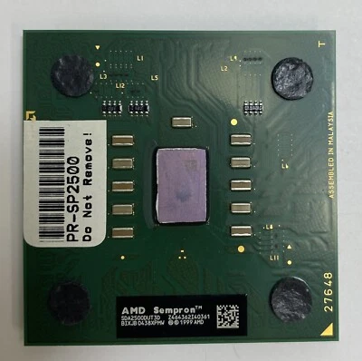AMD Sempron 2500+ SDA2500DUT3D 1.75GHz Socket 462 / Socket A Processor / CPU - Image 1 of 4