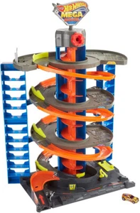 Mattel Hot Wheels City Mega Garage 70 cm avec ascenseur et voiture 920901 - Imagen 1 de 6