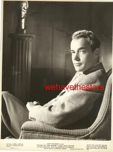 RETRATO PUBLICITARIO VINTAGE Scott McKay + AUTÓGRAFO GUAPO AÑOS 40 SELZNICK STAR '44 - Imagen 1 de 2