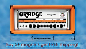 Amplificador de guitarra NARANJA imán refrigerador - Imagen 1 de 12