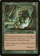 MTG 1x Foil PENUMBRA KAVU Apocalypse, NM/EX