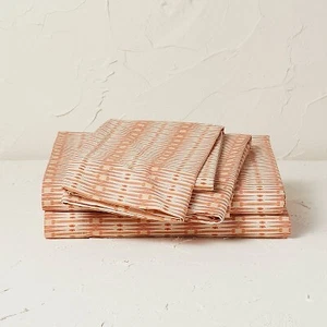 Full Printed Cotton Percale Sheet Set Kaylo Global - Opalhouse designed with