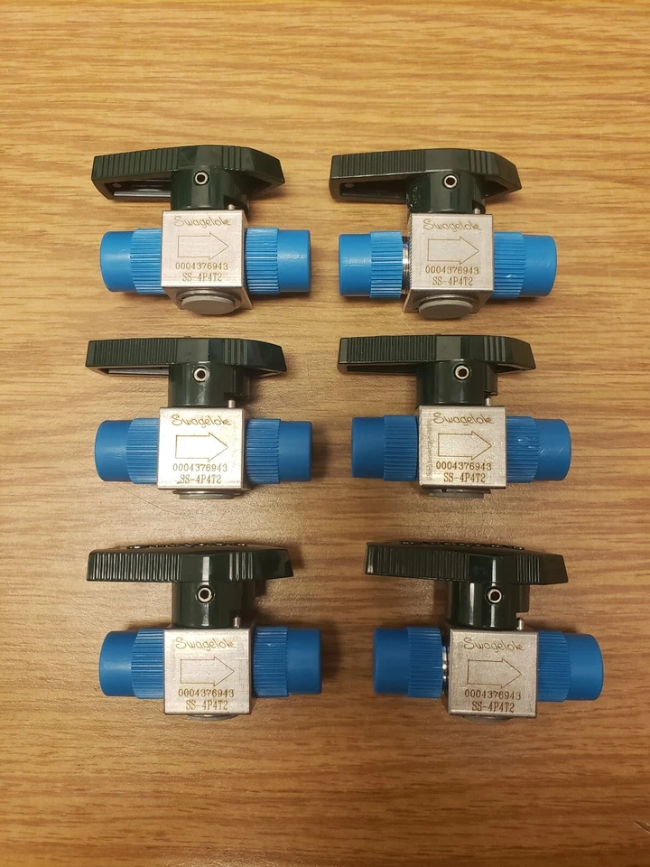 1/4" MNPT 316ss Plug Valve Nupro Swagelok Ss-4p4t2