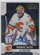 NEW! JON GILLIES 2018/19 O-PEE-CHEE PLATINUM MARQUEE ROOKIE AUTOGRAPH 2017/18